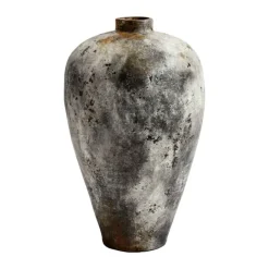 Muubs Echo Krukke Ø 45 x H 80 cm - Terrakotta - Grå