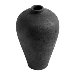 Muubs Luna Krukke Ø 35 x H 60 cm - Terrakotta - Sort