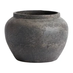 Muubs Memory Krukke Ø 40 x H 30 cm - Terrakotta - Brun
