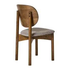 Muubs Oka Spisebordsstol H 82 x B 53 x L 46 cm - Metal - Dark oil