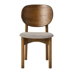 Muubs Oka Spisebordsstol H 82 x B 53 x L 46 cm - Metal - Dark oil