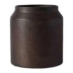 Muubs Sai Krukke Ø 21 x H 23 cm - Metal - Brun