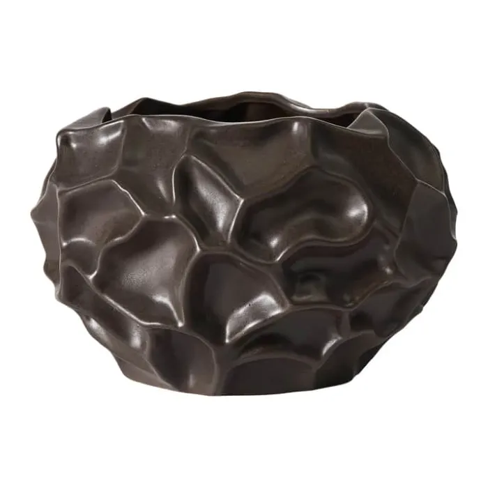 Muubs Soil Krukke Ø 18 cm - Keramik - Brun
