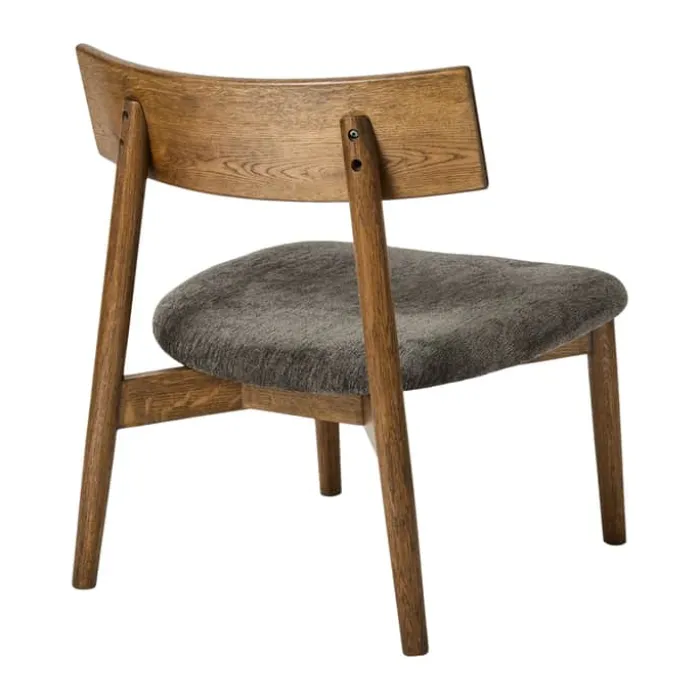 Muubs Tetra Loungestol H 74,7 x B 67,6 x L 65,5 cm - Egetræ - Dark oil