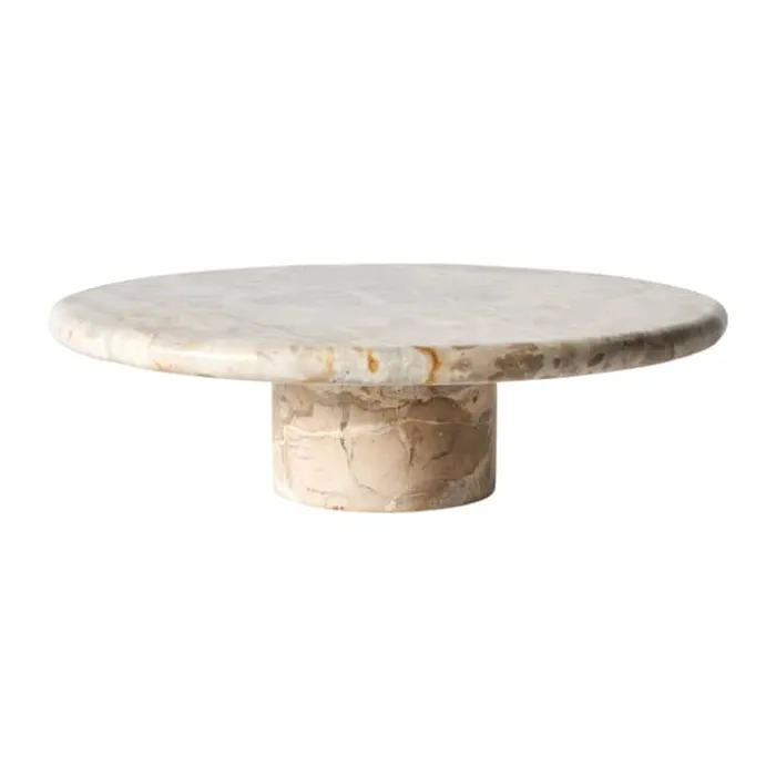 Muubs Vita Kageopsats Ø 30 x H 8,5 cm - Marmor