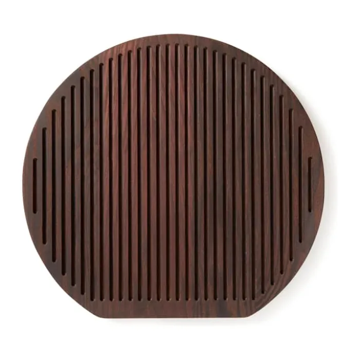 Muubs Yami Ostebræt B 32 x L 30,5 cm - Carboniseret asketræ - Natur