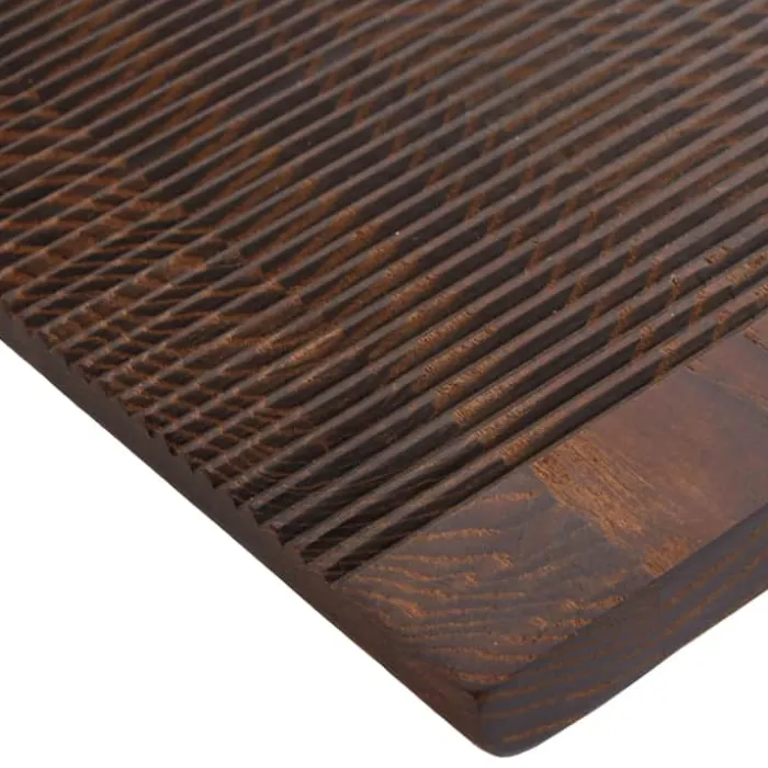 Muubs Yami Smørbræt B 14 x L 26,5 cm - Carboniseret asketræ - Natur