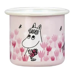 Muurla Moomin Krus - Girls 25 cl - Emaljeret stål - Lyserød