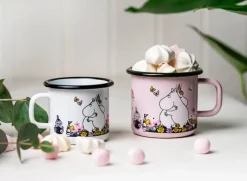 Muurla Moomin Krus - Hug 37 cl - Emaljeret stål - Lyserød