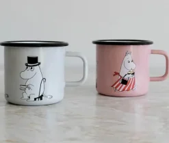 Muurla Moomin Krus - Moominmamma Retro 37 cl - Emaljeret stål - Lyserød