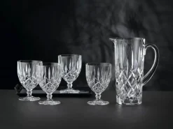 Nachtmann Noblesse kande og glas sæt 100/35 cl - Krystalglas - Klar