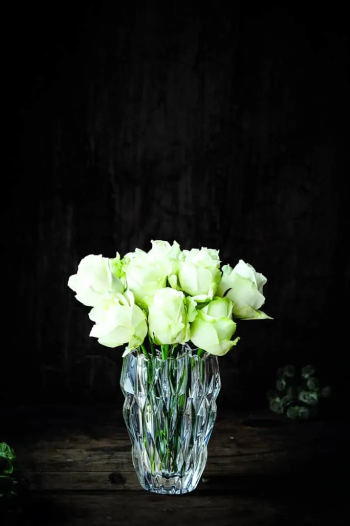 Nachtmann Quartz Vase H 16 cm - Krystalglas - Klar