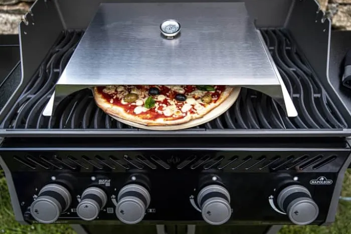 Napoleon Pizzaindsats B 56 x L 39 cm - Rustfrit stål - Sølvfarvet