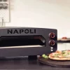 Napoli Elektrisk Pizzaovn B 57,4 x H 23 x D 47 cm - max. 2000 watt - Grå