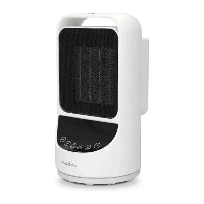 Nedis SmartLife Varmeblæser 1500 watt - 2 varmeindstillinger - Hvid