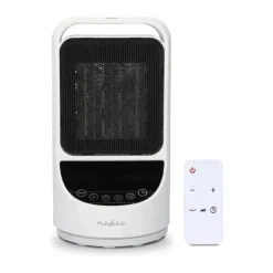 Nedis SmartLife Varmeblæser 1500 watt - 2 varmeindstillinger - Hvid
