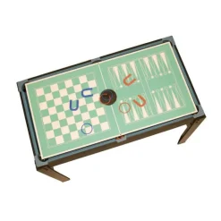 NORDIC GAMES 12-I-1 multi Spillebord H 90 x B 124 x L 59 cm - Mdf/Metal/Kunstof - Sort