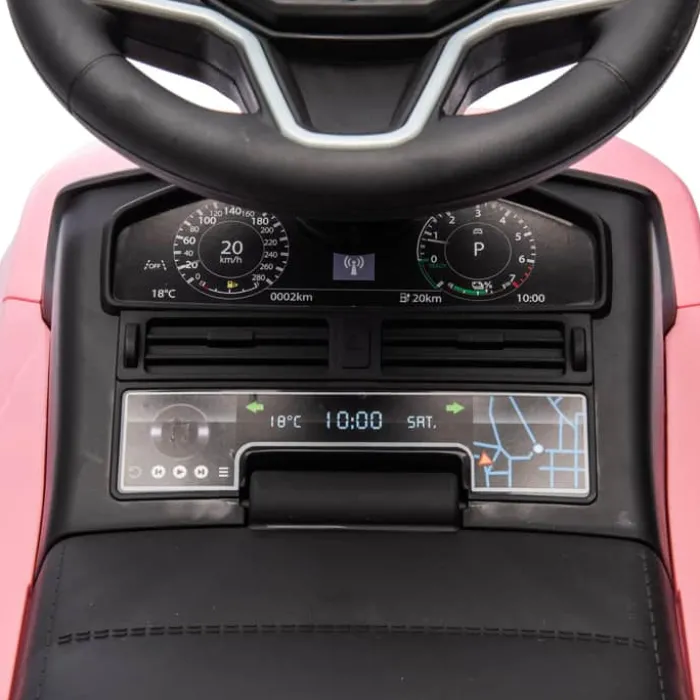NORDIC PLAY Speed Gåbil Land Rover 12-36 måneder - Opbevaring under sædet - Lyserød