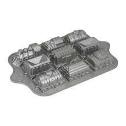 Nordic Ware Tog Kageform H 4,8 x B 39,5 x L 24,6 cm - Aluminium - Sølvfarvet