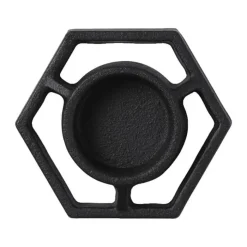 Normann Copenhagen Tivoli Prism Fyrfadsstage H 2,5 x B 8,5 x L 7,5 cm - StøbeJern - Sort