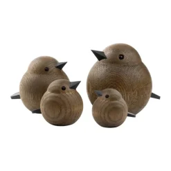 Novoform Figur - Minispurv H 5 cm - Certificeret egetræ - Røgbejdset