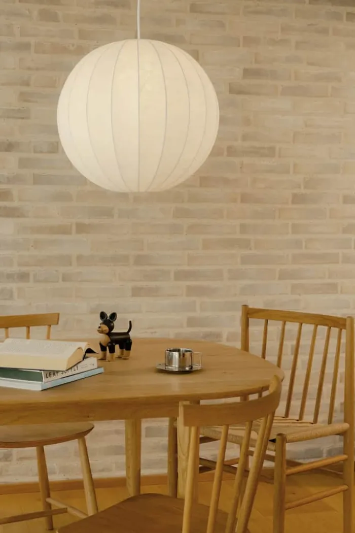 Novoform Malmö Cocoon Pendel Ø 50 cm - Plastik/stål - Hvid