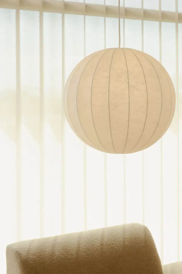 Novoform Malmö Cocoon Pendel Ø 50 cm - Plastik/stål - Hvid