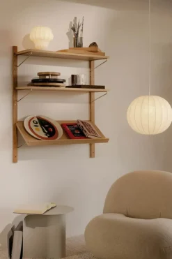 Novoform Malmö Cocoon Pendel Ø 40 cm - Plastik/stål - Hvid