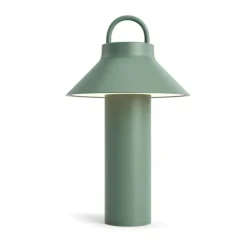 Novoform Moov LED Bordlampe Ø 18 x H 28 cm - Metal - Dusty green