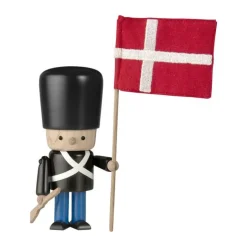 Novoform Royal Guards Garderfigur H 11 cm - Bøgetræ/egetræ/bomuld - Mørk