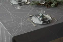 Novoform Stars Dug B 140 x L 220 cm - Bomuld/polyester - Winter grey