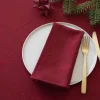 Novoform Stars Dug B 140 x L 370 cm - Bomuld/polyester - Advent red
