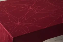 Novoform Stars Dug B 140 x L 270 cm - Bomuld/polyester - Advent red