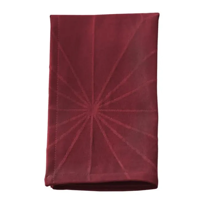 Novoform Stars Stofserviet - 4 stk. B 45 x L 45 cm - 60% bomuld/40% polyester - Advent red