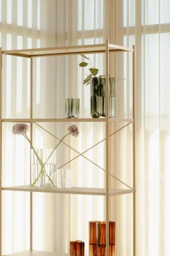 Novoform Vase - Clover H 24 cm - Mundblæst glas - Klar