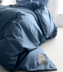 omhu x Mads Barfod Edge Sengetøj B 140 x L 200 cm - Bomuld - Ocean