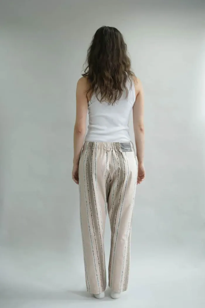 omhu x Mads Barfod Slumber Pyjamasbukser M/L - Satin - Latte