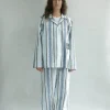 omhu x Mads Barfod Slumber Pyjamasskjorte XS/S - Satin - Aqua