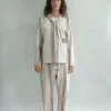 omhu x Mads Barfod Slumber Pyjamasskjorte XS/S - Satin - Latte