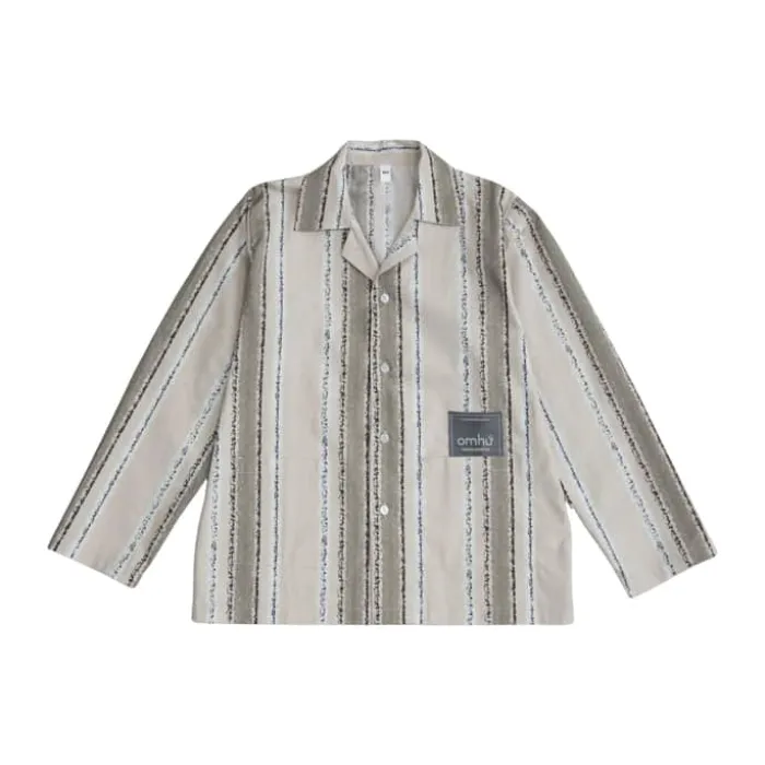 omhu x Mads Barfod Slumber Pyjamasskjorte XS/S - Satin - Latte