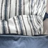 omhu x Mads Barfod Streamline Sengetøj B 140 x L 200 cm - Bomuld - Aqua