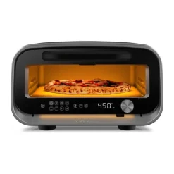 Ooni Volt 2 Elektrisk Pizzaovn H 26,3 x B 44,2 x D 54,5 cm - Rustfrit stål - Grå