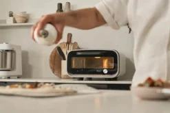 Ooni Volt 2 Elektrisk Pizzaovn H 44 x B 26 x L 55 cm - Rustfrit stål - Hvid