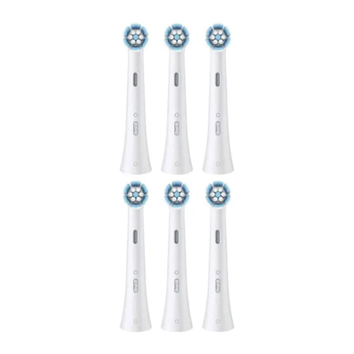 Oral-B iO Gentle Care Børstehoved - 6 stk. Passer til Oral-B iO el-tandbørster