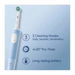 Oral-B Vitality Pro Elektrisk Tandbørste 3 børsteindstillinger - Med timer - Blå