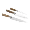 Orrefors Jernverk Knivsæt - 3 stk L 12/18/20 cm - Genanvendt stål - Natur
