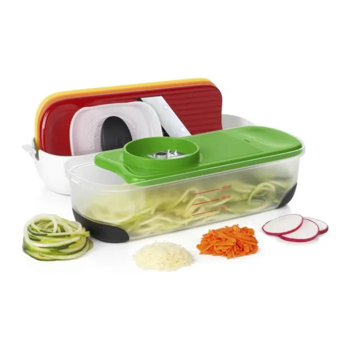 OXO Good Grips Mandolinsæt L 27 cm - Rustfrit stål/plastik - Multifarvet