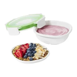 OXO Good Grips Snackbeholder L 15 x B 15 cm - PP-plastik/Silikone - Hvid/klar