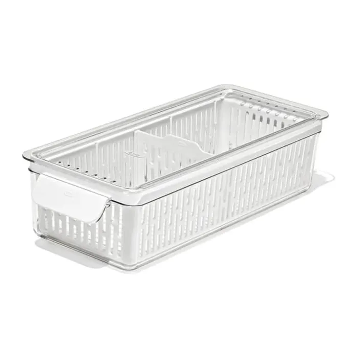 OXO Køleskabsboks H 9,5 x B 15 x L 37 cm - PP plastik - Klar