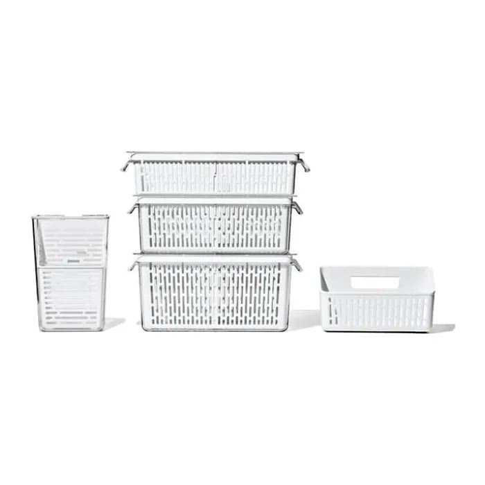 OXO Køleskabsboks H 9,5 x B 15 x L 37 cm - PP plastik - Klar